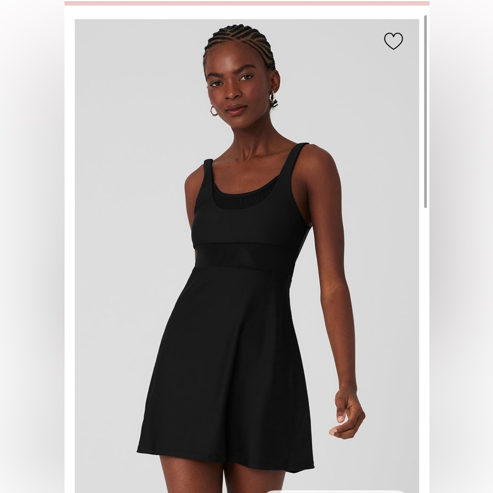 Airlift Double Trouble Tennis Dress
Size small
Color is black